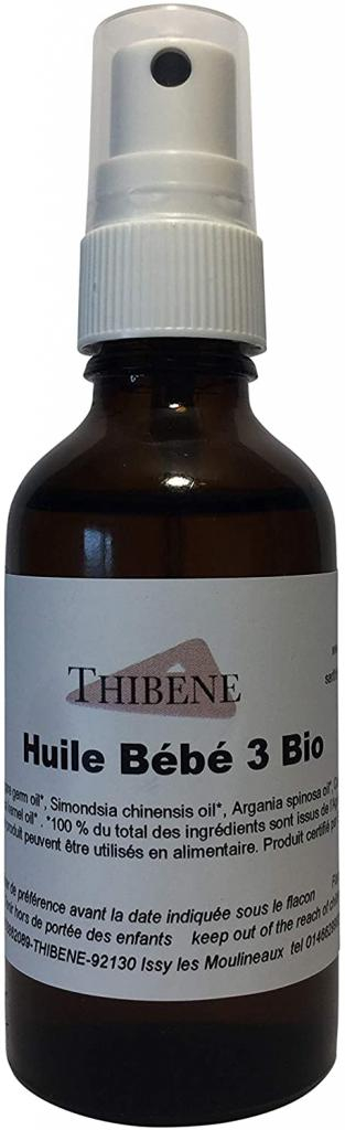 Huile de massage pour Bébé 3 "douceur"  50ML