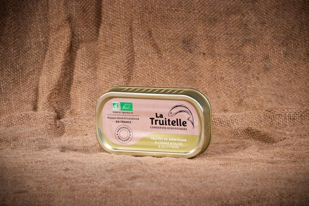 Truites de montagne à l’huile d’olive et au citron-70g