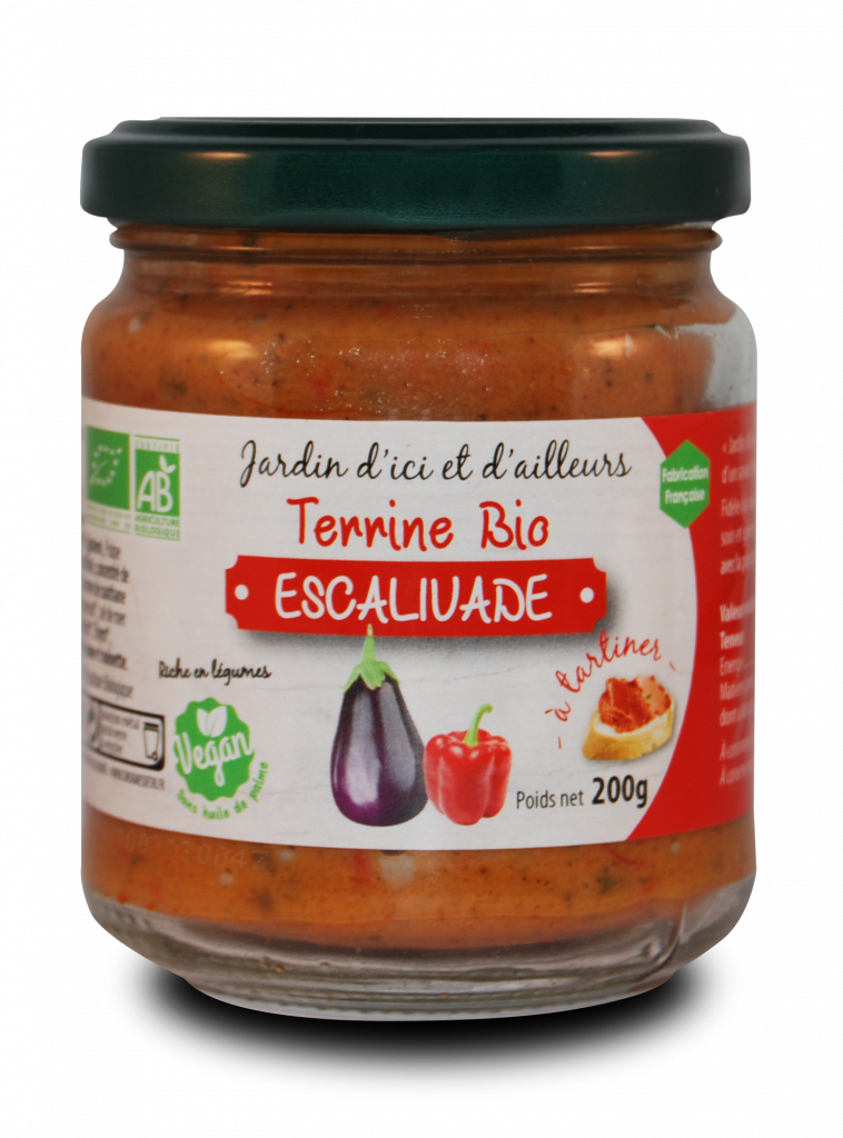 Terrine bio escalivade 200g