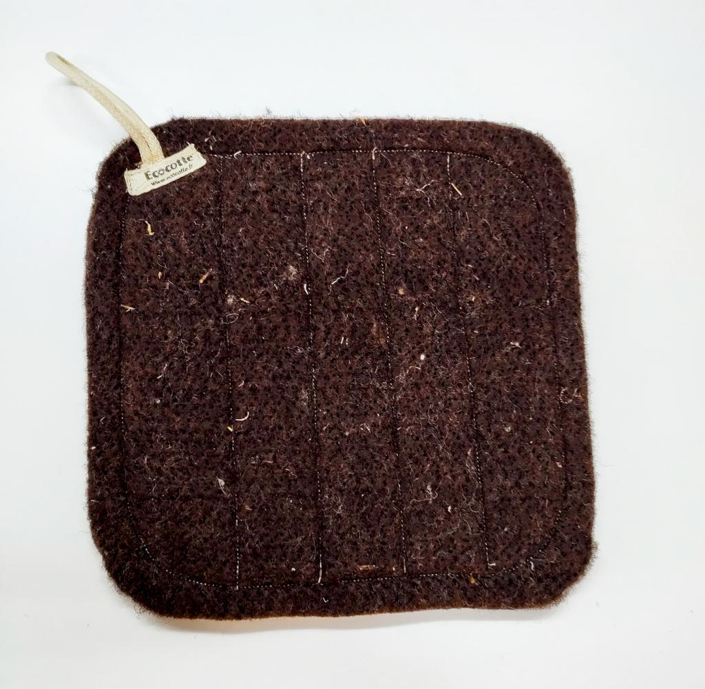 Manique carrée feutre de laine 100% française