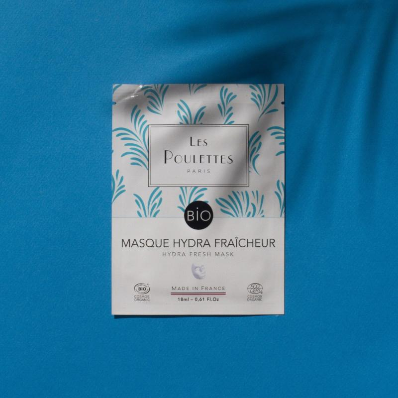 Masque Hydra Fraîcheur en Coton - Les Poulettes 