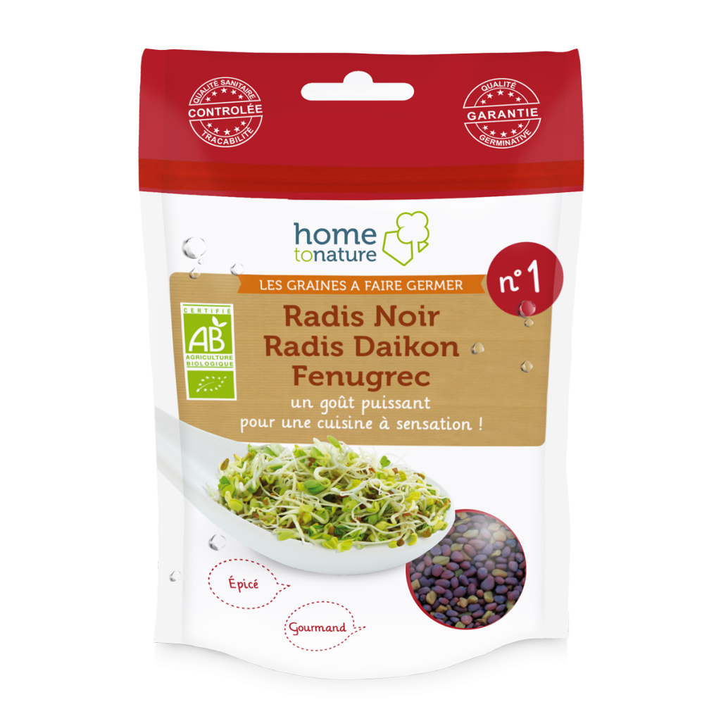 Graines de Radis (Daikon) – graines de germination biologiques