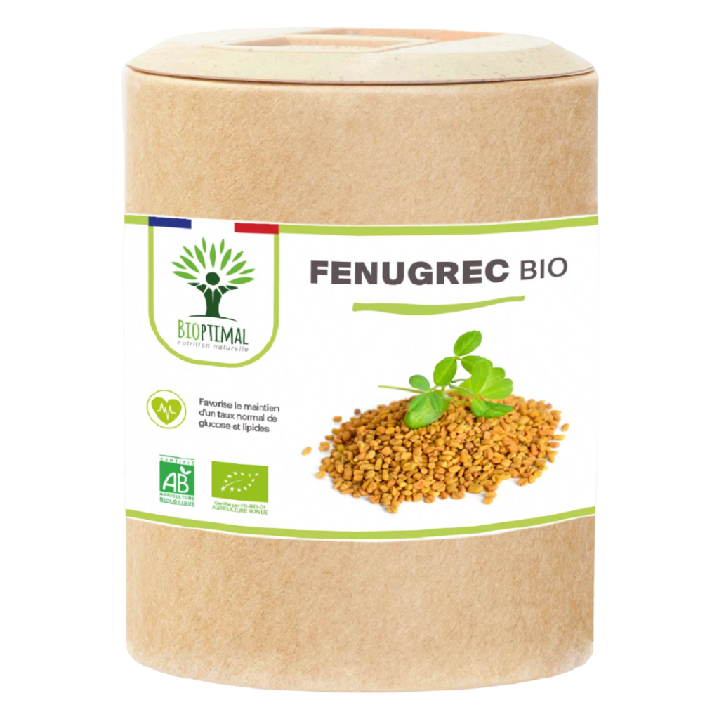 Fenugrec bio - Complément alimentaire - Fabriqué en France - 200 gélules