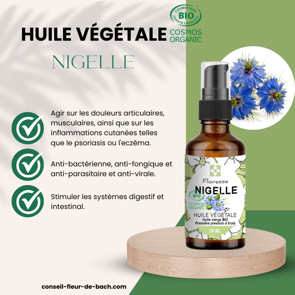 L'Huile végétale de NIGELLE BIO