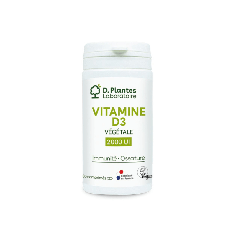 Vitamine D3 2000 UI Originale - D.Plantes - 120 comprimés