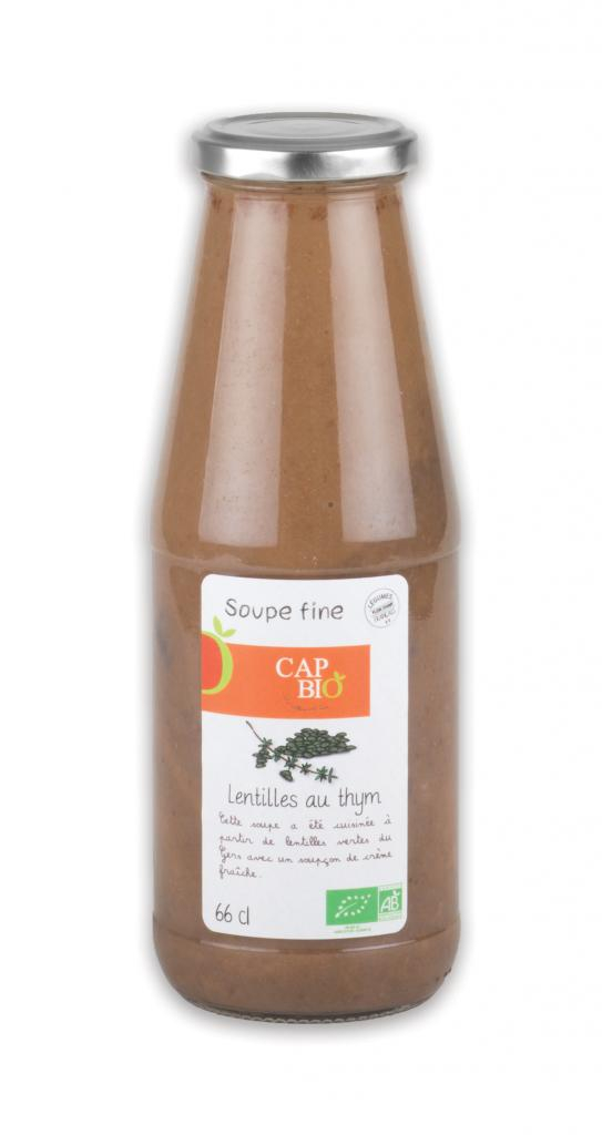Soupe Fine de Lentilles au thym BIO