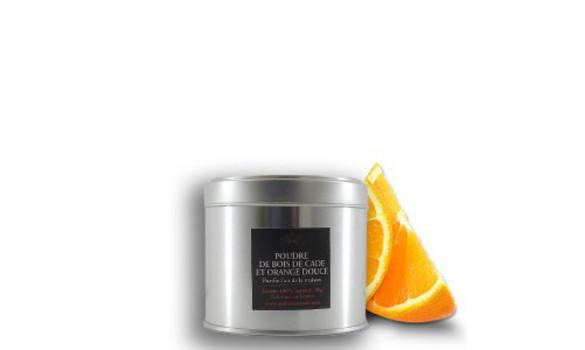 Poudre de Bois de Cade Naturelle-Parfum orange