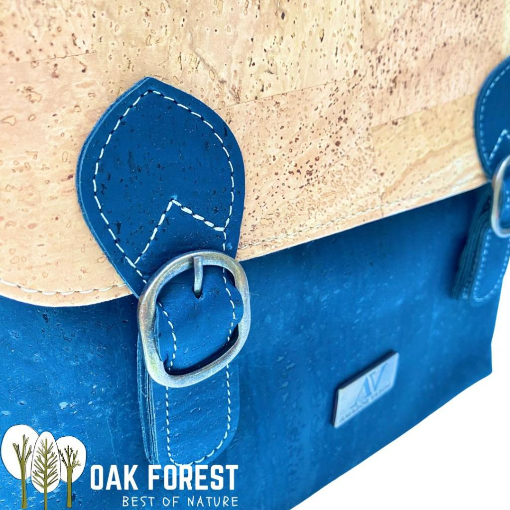 Sac ?� dos artisanal en li?�ge Mon cartable marine - Sac ?� dos Vegan | Sevellia