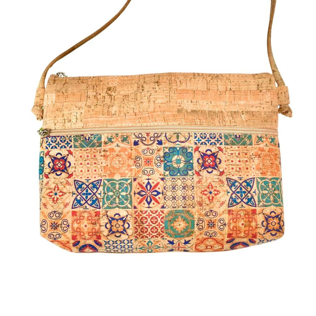 Sac bandoulière artisanal en liège "Delfina"- Sac en liege Vegan