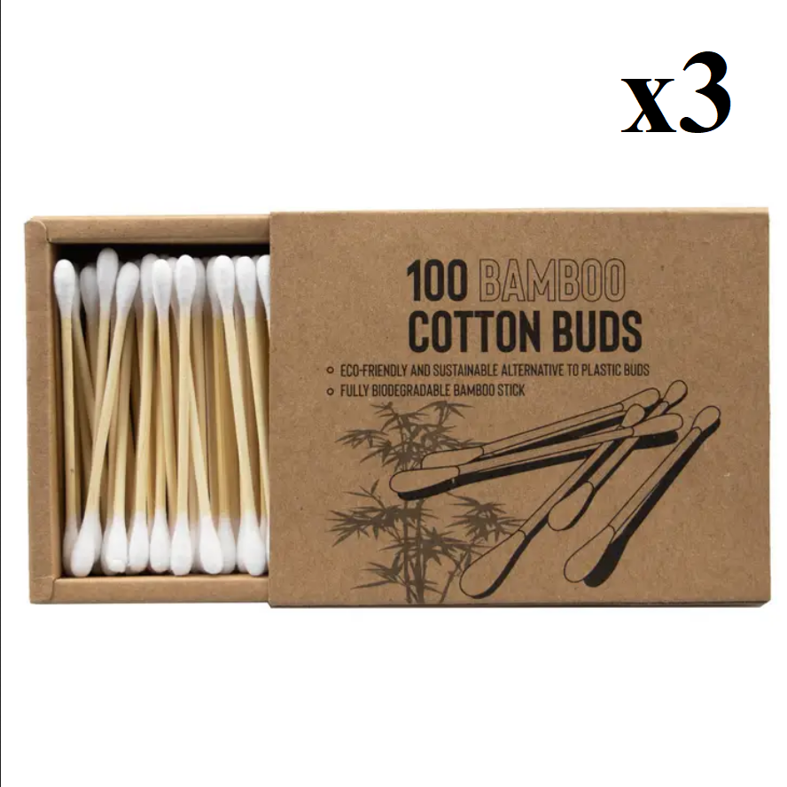 Coton-Tige en bambou, 100% compostable