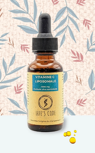 Vitamine C Liposomale concentrée 1000mg Flacon verre de 30 ml (fait en France)