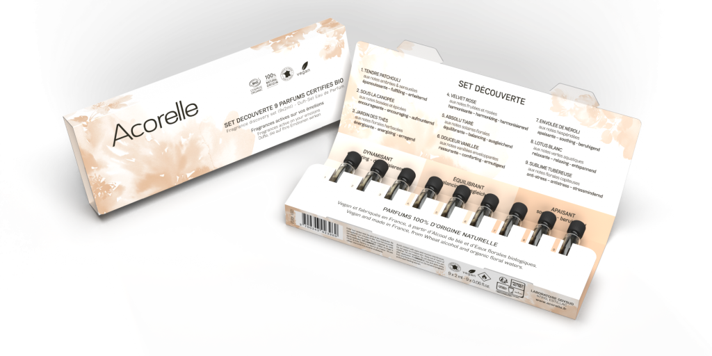 Set découverte 9 parfums certifé bio