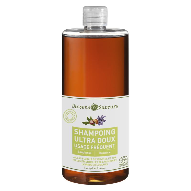 Shampooing ultra doux usage fréquent biologique 1L