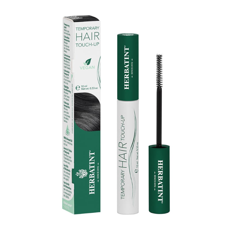 Tempory Hair TOUCH-UP - Mascara cheveux NOIR- HERBATINT