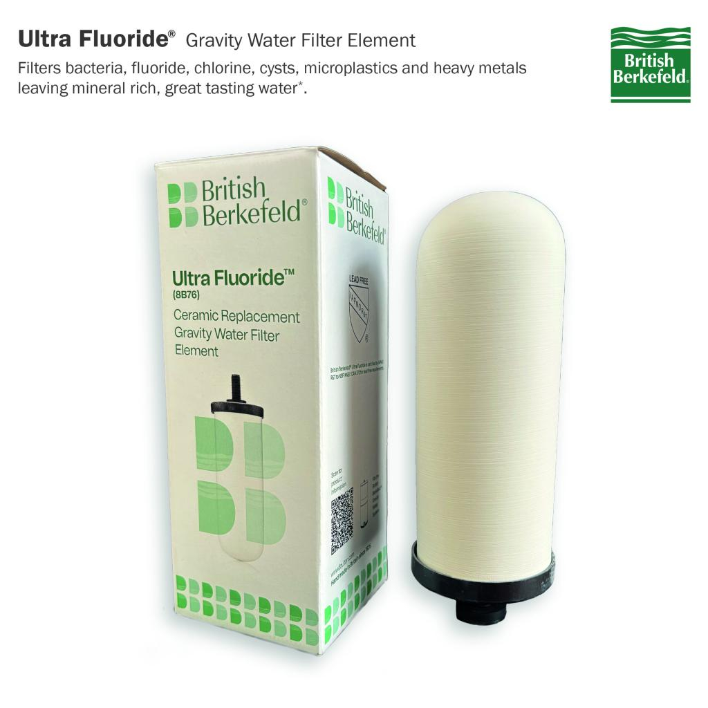Cartouche Ultra fluoride BRITISH BERKEFELD pour filtre à gravité