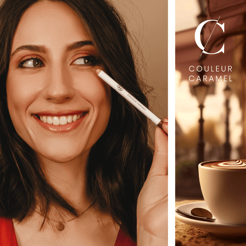 Maquillage Ombre À Paupières Couleur Caramel Bio 023 Noir Mat