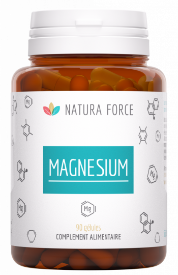 Magnésium naturel - 90 gélules Natura Force | Sevellia