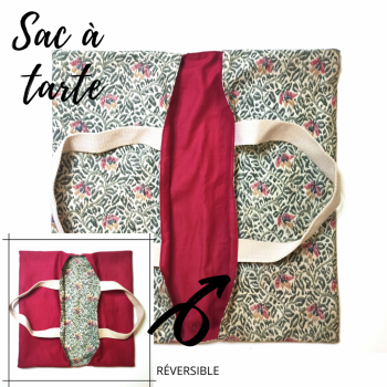 Sac tarte r versible rouge Sevellia