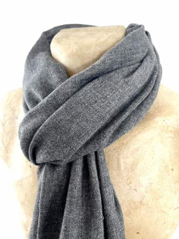 Écharpe Pashmina En Cachemire Fait Main Népal - Beige - Unisexe - Neuf Avec étiquettes