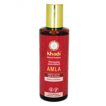 Khadi - shampoing ayurvédique amla - cheveux ternes et fins 210ml