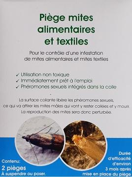 Pièges à phéromones contre les mites textiles