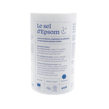 Sulfate De Magnésium Sel D'Epsom ESTENAT - 150g - Poudre - Complément Alimentaire Bien-être