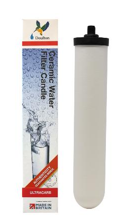 Cartouche Filtre Eau Doulton UltraCarb 25.4cm - Filtration 4 étapes, 2300L, Certifiée NSF