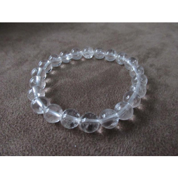 Bracelet en cristal de roche 8mm