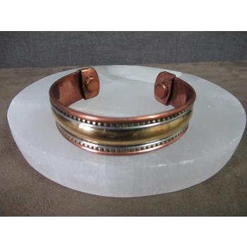 Bracelet cuivre et aimants large m3