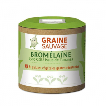 Bromelaine - Graine Sauvage - 60 Gélules 