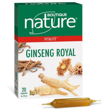 Ginseng Royal - 20 ampoules de 10 ML - Boutique Nature