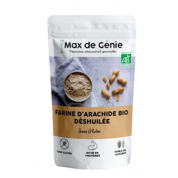 Farine de Cacahuète Bio Déshuilée - 250 g