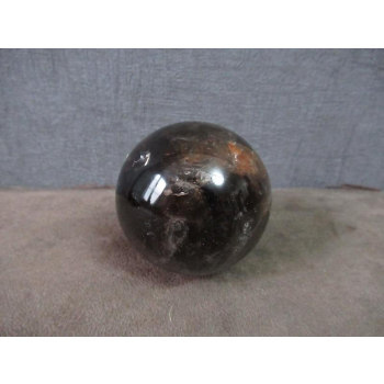 Sphère de quartz fumé