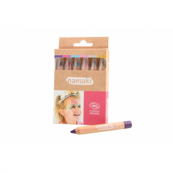 Kit crayons de maquillage Bio pour enfants  Mondes Enchantés - Namaki 