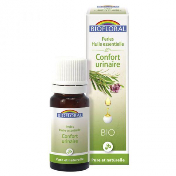 Perles d'huiles essentielles BIO - confort urinaire - 20 ml - Biofloral 