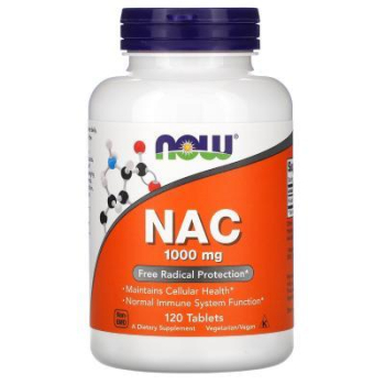 NAC 1000 mg - 120 comprimés - Now 