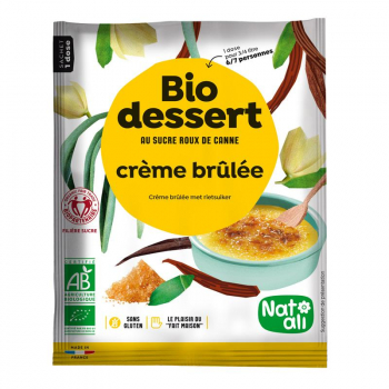 Bio Dessert Crême brulée - 80 g - Natali 