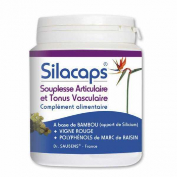Silacaps Souplesse  articulaire et vasculaire - 120 gélules  - Labo Santé Silice 