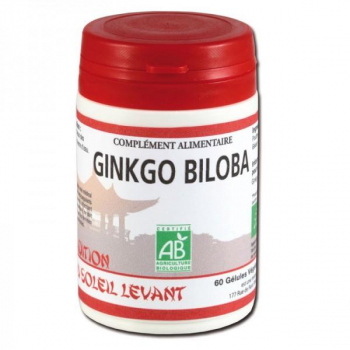 Ginkgo Biloba BIO - 60 gélules - Tradition du soleil levant