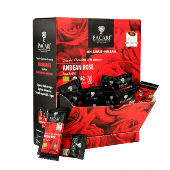 100x mini tablettes 10g noir 60% & Roses (1kg)