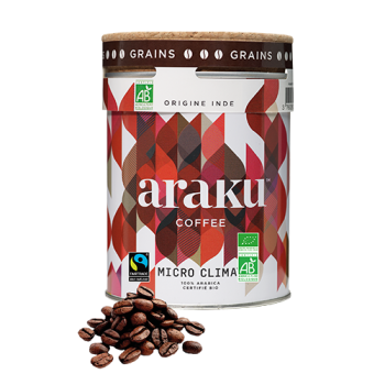 Micro Climat - café en grains - boîte 200g -100% arabica origine Inde