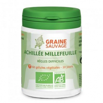 Achillée millefeuille Bio - 60 gélules - graine sauvage