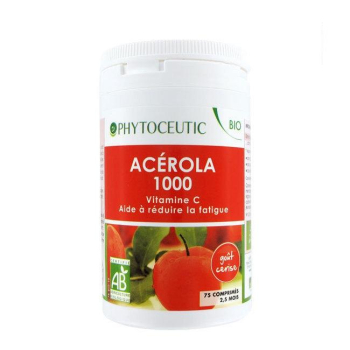 PHYTOCEUTIC  - Acérola 1000mg Bio - 75 comprimés