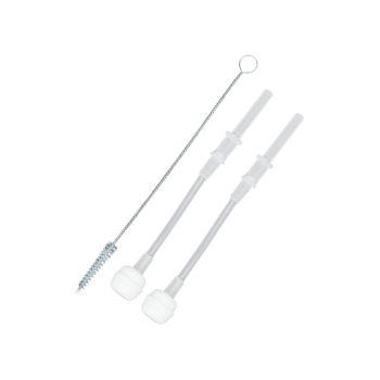 2 pailles lestées et 1 brosse