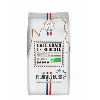 Café Le Robuste 50/50 Bio grain KG Les Prod'Acteurs