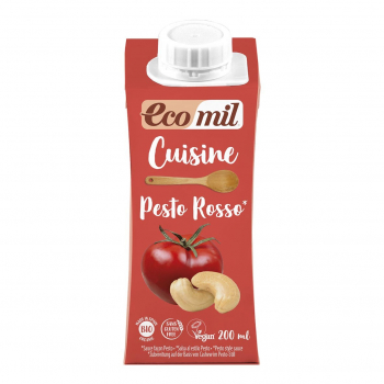Crème cuisine pesto rosso 20cl bio - Ecomil