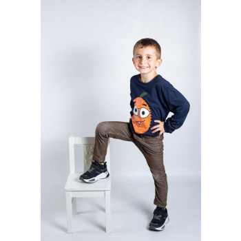 KY-KAS t-shirt enfants manches longues coton bio