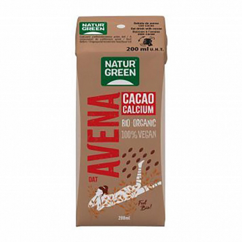 Boisson Avoine-Cacao-Calcium 200ml Bio - Naturgreen