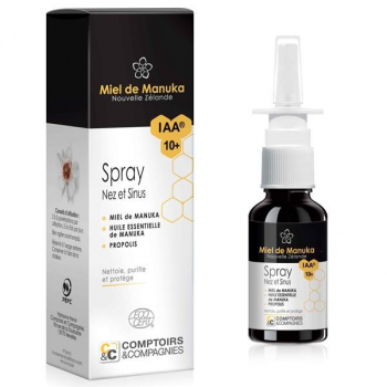 Spray Bio  nez et sinus au miel de Manuka - 15 ml - Comptoirs et compagnies 
