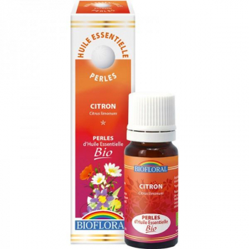 Perles essentielles citron Bio - 20 ml - BIOFLORAL -
